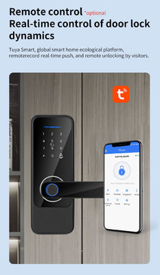 Electronic Fingerprint Door Lock Intelligent Tuya Bluetooth Smart Locks TTlock With Code Smart Door lock