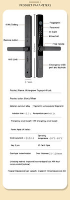 Smart Code Fingerprint Door Lock Intelligent Tuya Bluetooth Smart Locks TTlock With Code Smart Door lock
