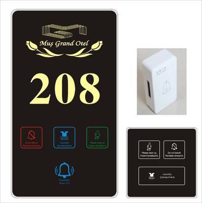 Customized Hotel Doorplate Switch With DND Switch Light Touch Switch For Hotels
