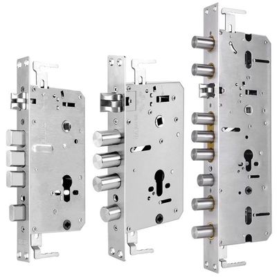 Stainless Steel Door Electronic Keyless Lock Body For Home Smart Sliding Door Mortise