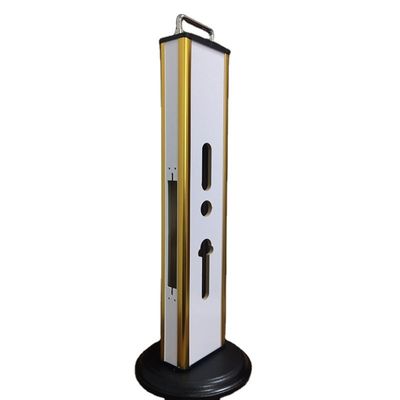 Gold Fingerprint Password Smart Digital Door Lock Display Rack For Exhibition Stan