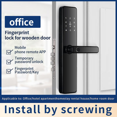 Tuya Wifi App and TT Lock App Controlled Digital Door Lock with Multiple Unlock Ways