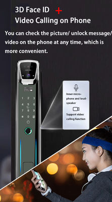 WiFi Enabled Smart Door Lock with Face ID Recognition Video Calling and Finger Print
