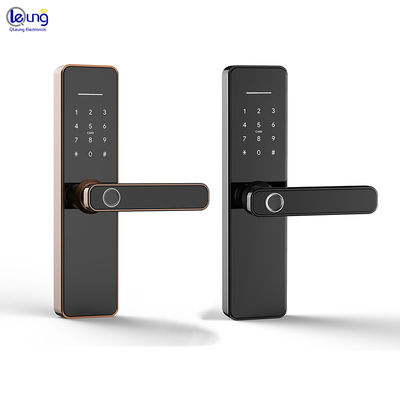 QLEUNG Tuya Wifi TTlock App Digital Locks Advanced Fingerprint Door Lock with RFID Card