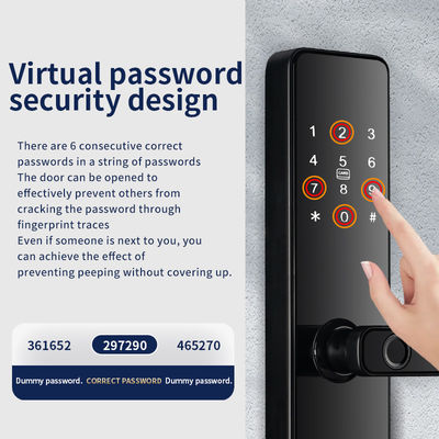 Intelligent Access Control Door Lock S819 with Tuya TTlock and Remote Control