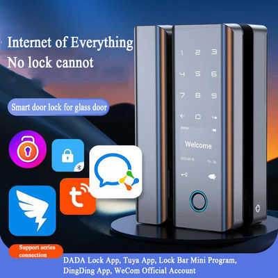 Intelligent Password Fingerprint Tuya WiFi Door Lock for Home Hotel Apartments Office