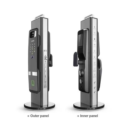Aluminum Alloy Smart Door Lock Unlock with Tuya Face Password Fingerprint Card and Key