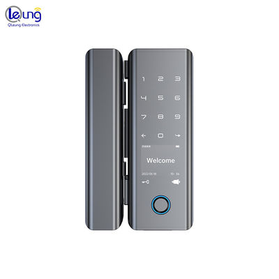 Black Glass Digital Door Lock with Smart Tuya Wifi and Security Fingerprint