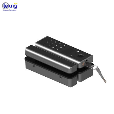 Black Glass Digital Door Lock with Smart Tuya Wifi and Security Fingerprint