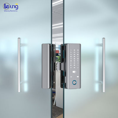 Black Glass Digital Door Lock with Smart Tuya Wifi and Security Fingerprint