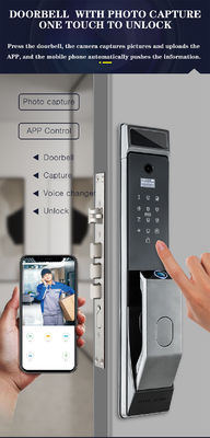 Office Door Smart Lock S914MAX Fingerprint Tuya APP Password RFID Card with HD Camera