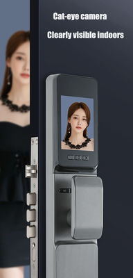 Office Door Smart Lock S914MAX Fingerprint Tuya APP Password RFID Card with HD Camera