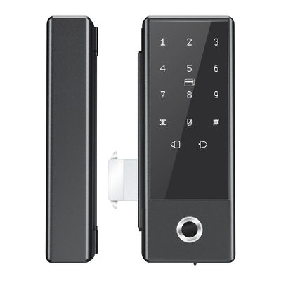 Gold G10S Glass Lock with Tuya app ttlock app Unlock way fingerprint/password/card/key