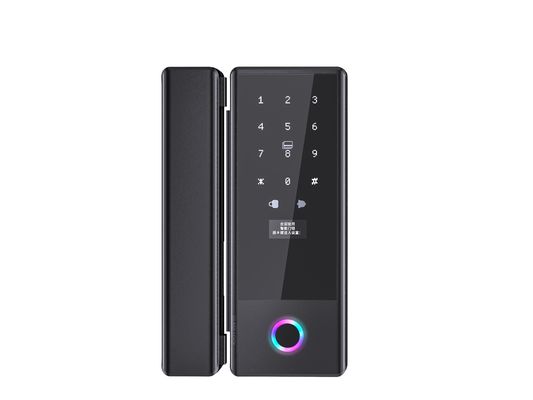 Gold G10S Glass Lock with Tuya app ttlock app Unlock way fingerprint/password/card/key