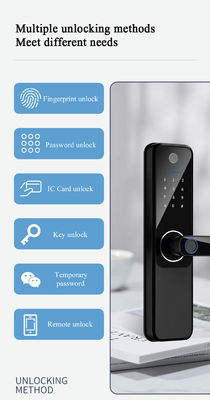 Biometric Password Smart Door Lock For 38mm-55mm Door Thickness
