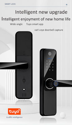 Biometric Password Smart Door Lock For 38mm-55mm Door Thickness
