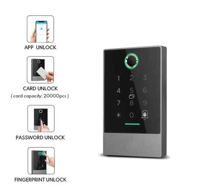 1kg/pcs S618 Waterproof TTlock APP Access Control Doorlock Digital Password Card Code Smart Door Lock for Home