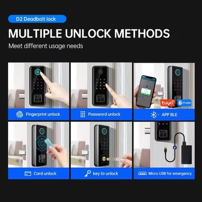 Entry Smart Door Lock With Code APP Control Tuya Intelligent Lock