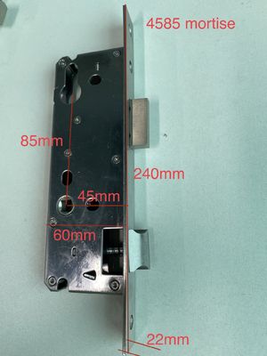 Stainless Steel Smart Mortise Lock With Digital Finger Print Key Card