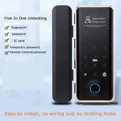 G3S Glass Door Smart Lock TTlock App Key Password Card Fingerprint Digital Lock