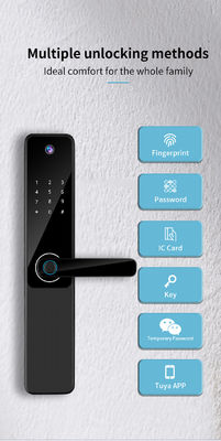 9 Language Electronic Door Locks Bluetooth Keyless Entry Door Lock