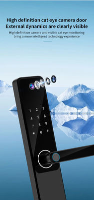9 Language Electronic Door Locks Bluetooth Keyless Entry Door Lock