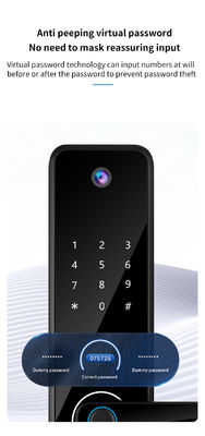 9 Language Electronic Door Locks Bluetooth Keyless Entry Door Lock