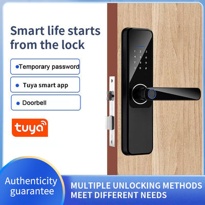 Unlock Method Tuya TTlock Password Fingerprint Smart Locks For Home