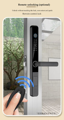 Biometric Aluminium Front Door Locks Bluetooth Automatic Electronic Door Lock