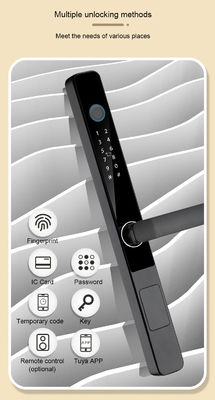 Waterproof IP65 Digital Lock 8 Language TTlock Smart Lock For Aluminum Door