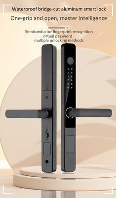 Waterproof IP65 Digital Lock 8 Language TTlock Smart Lock For Aluminum Door