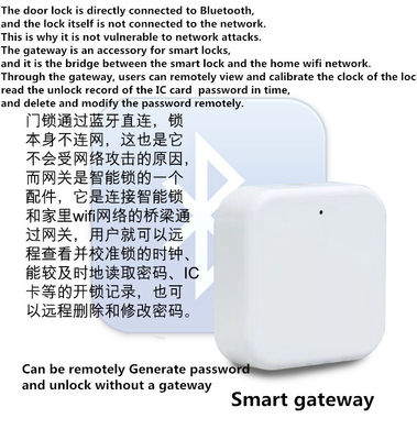 12V Battery Gateway Door Lock Intelligent Bluetooth App Controlled