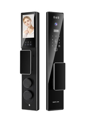 Face Recognition Door Lock Rechargeable Battery Tuya App With Video Calling