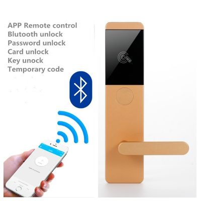 Hotel Bluetooth Keyless Door Lock Stainless Fingerprint Smart Door Lock