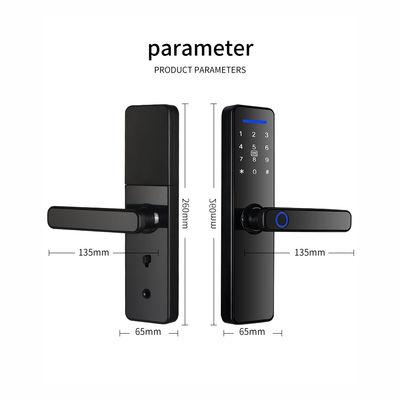 S811 Wifi Lock Tuya Zigbee TTlock Biometric Fingerprint Smart Digital Door lock