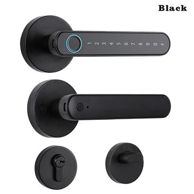 CE ROHS Fingerprint Door Lock Zinc Alloy Bluetooth Smart Door Lock
