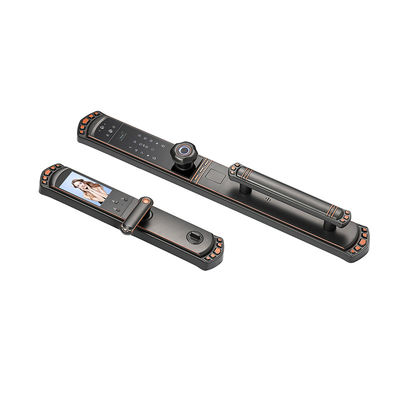 Standard Mortise Smart Door Lock Using Face Recognition Black Bronze