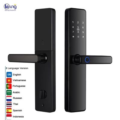 Smart Home Door Lock Zinc Alloy S819 Fingerprint Door Lock 8 Language Tuya Door Lock Wifi TTlock
