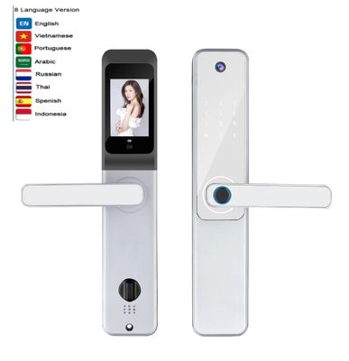 S802Pro Fingerprint Code Door Lock 8 Language Video Doorbell Smart Lock