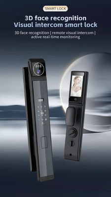 3D Face Recognition Smart Lock With Video Calling And 4200Mah Rechargeable Battery