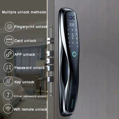 Fully Automatic Camera Door Lock USmart Go App Aluminum Alloy For Apartment