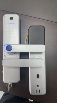 Sliver Electronic Door Lock Fingerprint Door Lock CE RoHS Approval