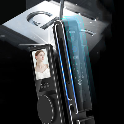 Luxury S666 3D Face Recogniton Door Lock With Intercom Automatic Security Door Lock