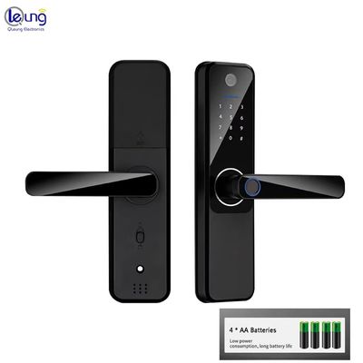 Durable Alkaline Battery Fingerprint Door Lock Tuya Bluetooth Fingerprint Door Lock