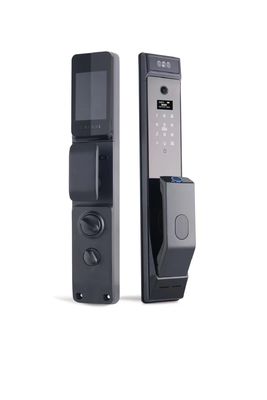 Champagne Gold Face Recognition Door Lock Intelligent For Office Hotel