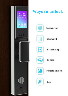 6068 Mortise Smart Camera Lock TTLock Fingerprint Code Card For Home