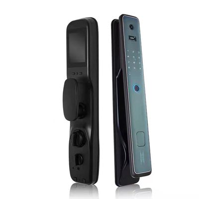 Tuya 6068 Mortise Android Controlled Door Lock Fingerprint Code Card Key