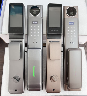 Coffee Gold Tuya Lock 3D Face ID S923MAX Biometric Smart Lock