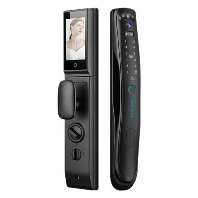 S931MAX Automatic Door Lock With 3D Face ID Tuya Wifi Video Intercom Fingerprint Code Key Card