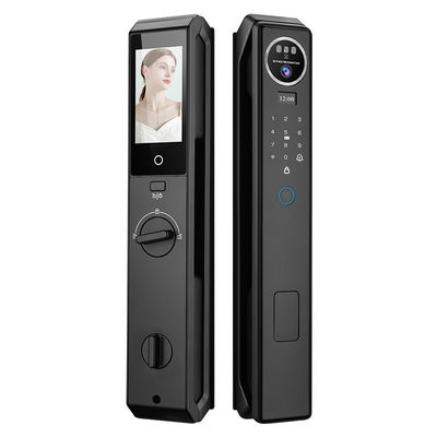 S959 3D Face Fingerprint Tuya Video Calling Smart Door Lock Keyless Automatic Card Access Wifi Biometric Home Hotel Lock